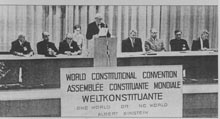 Weltkonstituante, Podium